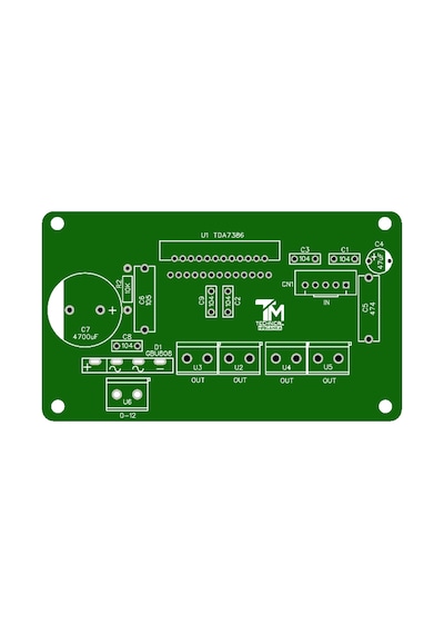 4 Kanal Stereo Amfi Devresi 4X49 Watt Ab Sınıfı Tda7386-Tda7388