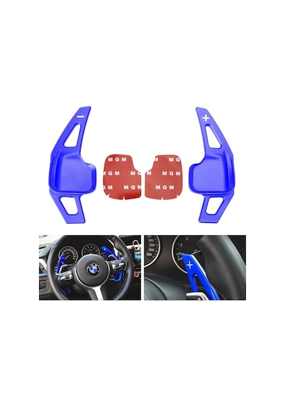 Bmw F10 M Direksiyon F1 Vites Kulakçık Paddle Shift Mavi