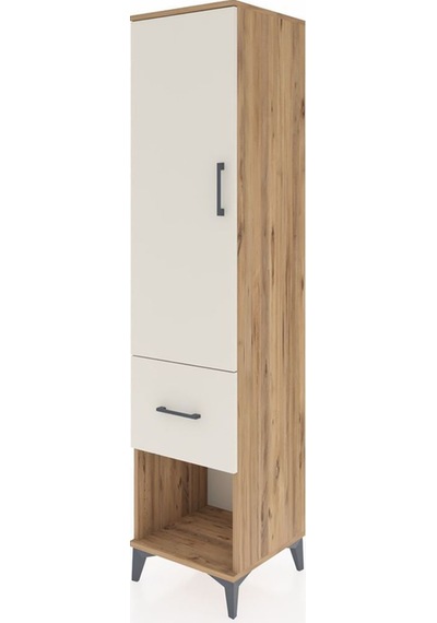 Hyperion Dolap 2 Raflı Tek Çekmeceli Tek Askılı 44x44x195 Çam-aytaşı Atlas Çam