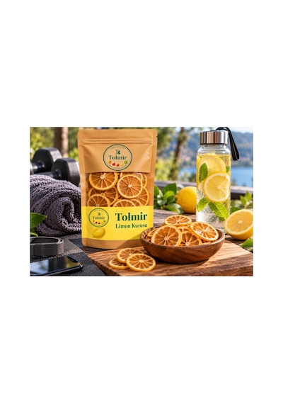 Tolmir Doğal Limon Kurusu Dilimlenmiş Kurutulmuş Limon 100 G