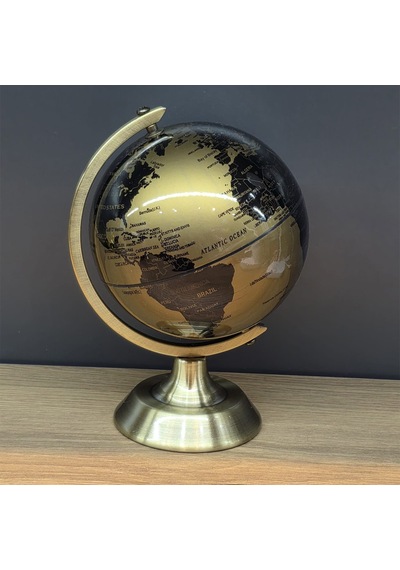 Metal Ayaklı Gold Dünya Küresi Diğer