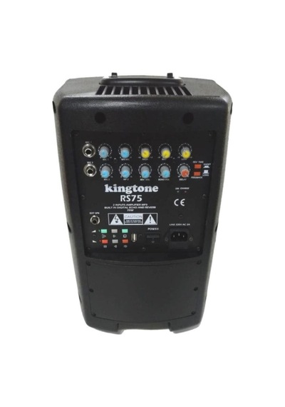Atak Rs 75 Bt+usb-8 Inç 75 Watt-2 Adet Uhf El Telsiz Mikrofonlu Şarjlı Anfi