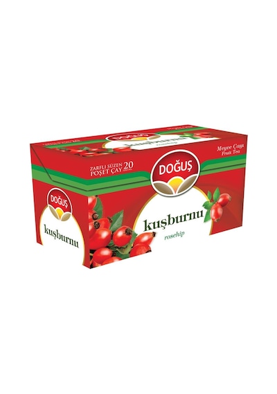 Doğuş Kuşburnu Süzen Poşet Meyve Çayı 12'li 20 x 2.5 G