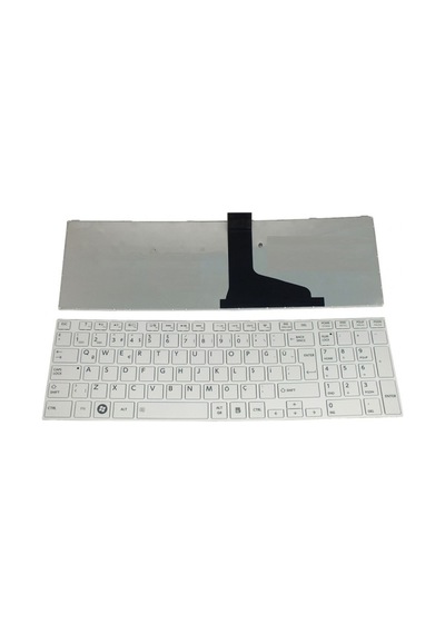 Toshiba Satellite L55, L55-a, L55d, L55d-a Notebook Klavyesi - Beyaz Tr