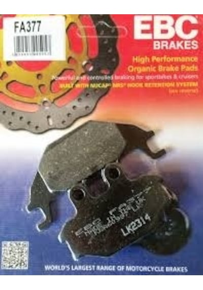 Sym Wolf Sb 250 Nı Arka Fren Balatası Ebc Fa377 Balata