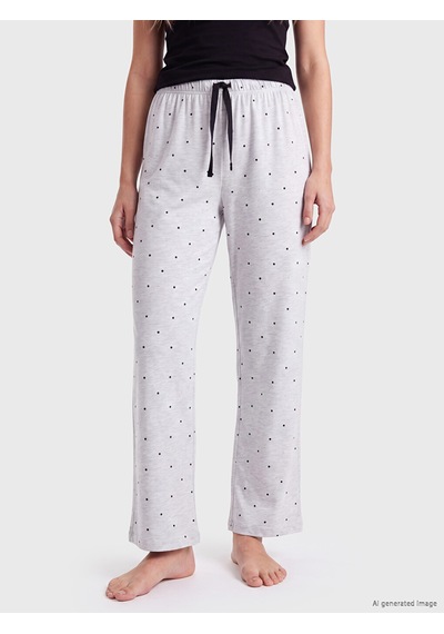 Lcw Dream Gri Puantiyeli Kadın Pijama Alt