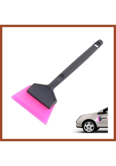 Bezos Mini Saplı Silikon Çekçek Ragle Cam Filmi Çekme Uygulama Aparatı 6x16cm Siyah Pembe Pro