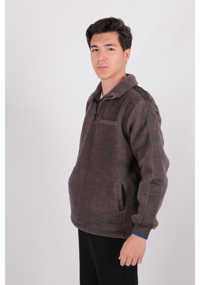 Five Pocket Ff23b6051 Erkek Peluş Mont Füme