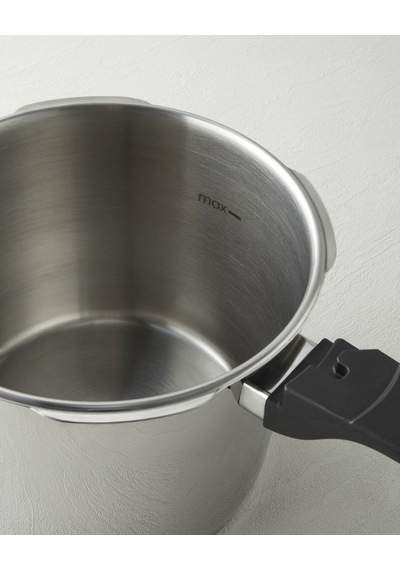 Hyperchef Paslanmaz Çelik Düdüklü Tencere 6l Siyah