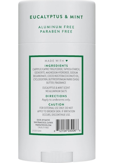 Native Eucalyptus & Mint Alüminyumsuz Stick Deodorant 75gr