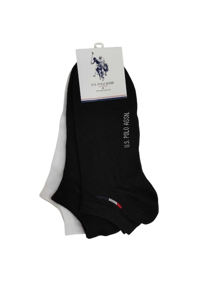 U.S. Polo Assn. U.s. Polo Assn. Erkek 3'lü Patik Çorap James Siyah