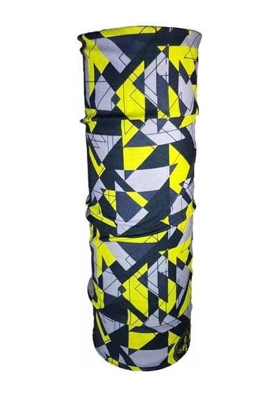 Ride To Love Yellow Geometrik Bandana Siyah - Sarı
