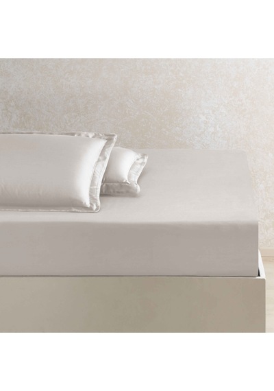 Linens X Tencel Lyocell Süperking Lastikli Çarşaf Bej
