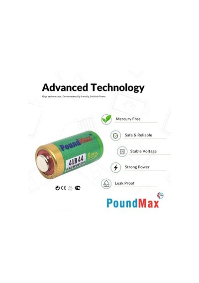 Poundmax Alkalin 5x 4lr44 4ag13, L1325 , 6v 1x 5&apos Li Paket