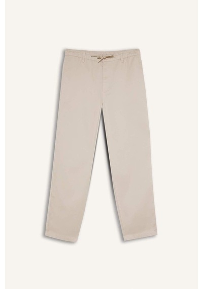 Defacto Beli Bağcıklı Wide Leg Pantolon F6131ax25aubg681 Bej
