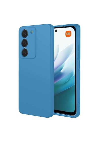 Xiaomi Redmi 15 4g Kılıf Biye Yumuşak Silikon Case Mavi