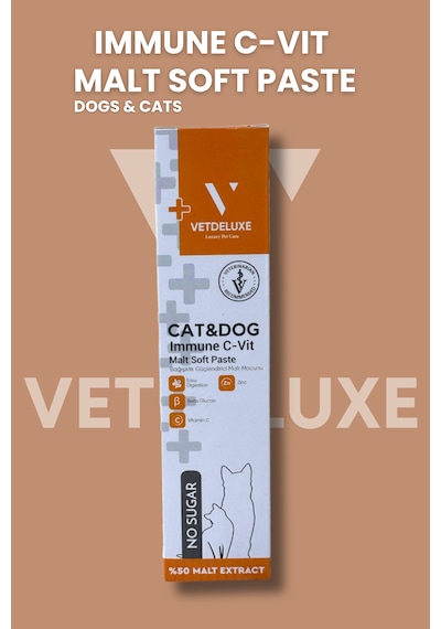 Vetdeluxe Immune C-vit Malt Kedi Köpek Malt Macun 100 G