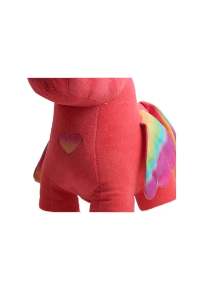 İthal Kumaş Gökkuşağı Kanatlı Unicorn Pegasus At Figür Peluş Oyuncak Uyku & Oyun Arkadaşı Büyük Boy 001