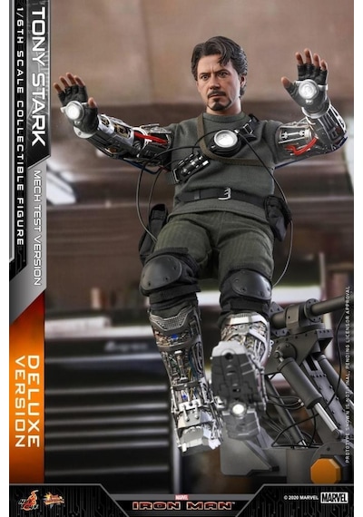 Hot Toys Tony Stark Mech Test Deluxe Version Sixth Scale Figure - 906793 - Mms582 - Marvel Comics / Iron Man