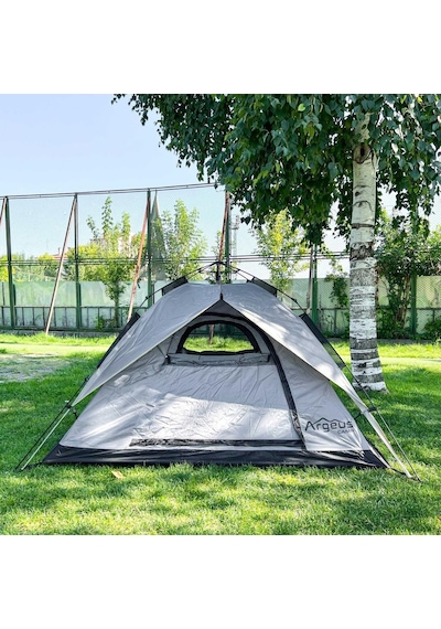 Argeus Infinity 3 Kişilik 3 Mevsim Otomatik Kamp Çadırı Arg-206 Altın