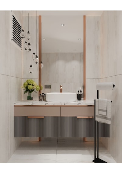 Aju Havluluk Kağıt Havlu Askısı Siyah Metal Malzeme Kurulum Gerektirmez Devrilmez Banyo Düzenleyici Siyah
