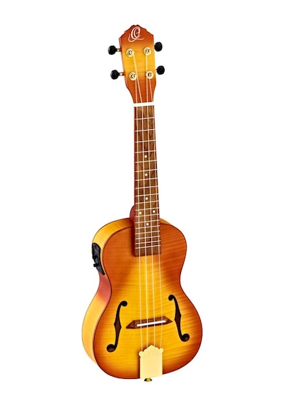 Ortega Rusl-Hsb Elektro Concert Ukulele Honey Burst