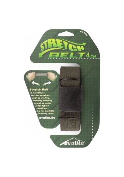 Evolite Outdoor Stretch Kemer 4 Cm 125 Cm Haki Haki