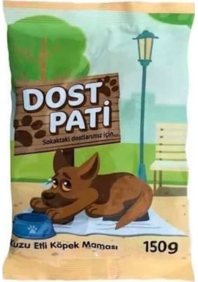 Dost Pati Kuzu Etli Yetişkin Köpek Maması 150 G