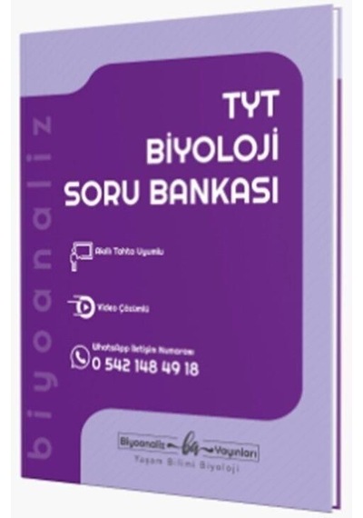 Tyt Biyoloji Soru Bankası Biyoanaliz Yayınları