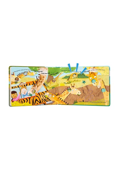 Melissa And Doug Poke-A-Dot Interaktif Kitap - The Wheels On The