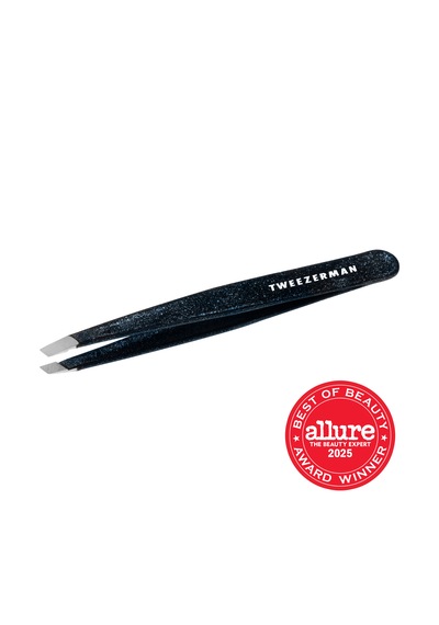 Tweezerman Slant Tweezer Dusted Onyx - Işıltılı Siyah Oniks Cımbız
