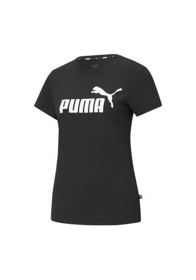 Puma Essential Logo Tee Kadın Tişört Siyah