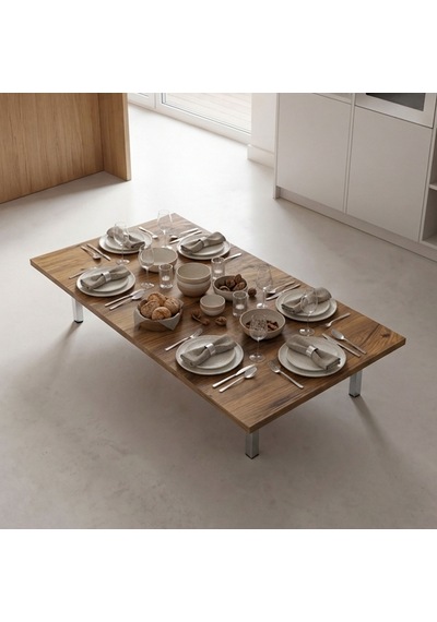 Ratemo Katlanabilir Yer Masası Yer Sofrası 119x69 Cm Metal Boru Ayaklı, Kulanıma Hazır Antik - Ceviz Ratemo Katlanabilir Yer Masası Yer Sofrası 119x69 Cm Metal Boru Ayaklı, Kulanıma Hazır Antik - Ceviz