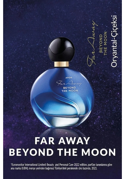 Avon Far Away Beyond The Moon Kadın Parfüm Edp 50 Ml. Eski Şişe Fresh