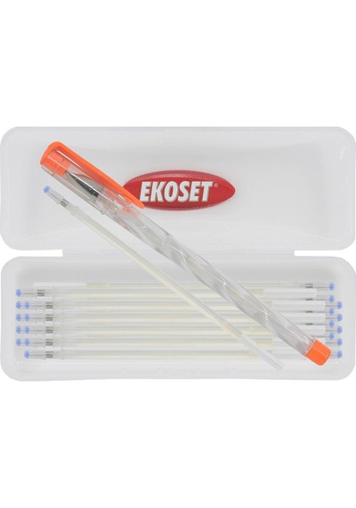 Ekoset Ultraviyole Görünmez UV Kalem ve 20 Adet Kalem içi İnce Ti