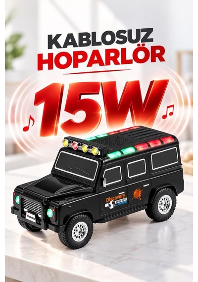 Torima Bluetooth Hoparlör Araba Tasarımlı Tws 15w Usb Speaker D95 Siyah