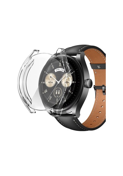 Huawei Watch Buds İçin Kılıf 360 Full Round Soft Silicone Şeffaf Watch Buds İle Uyumlu Kılıf - Şeffaf Çok Renkli Huawei Watch Buds İçin Kılıf 360 Full Round Soft Silicone Şeffaf Watch Buds İle Uyumlu Kılıf - Şeffaf Çok Renkli