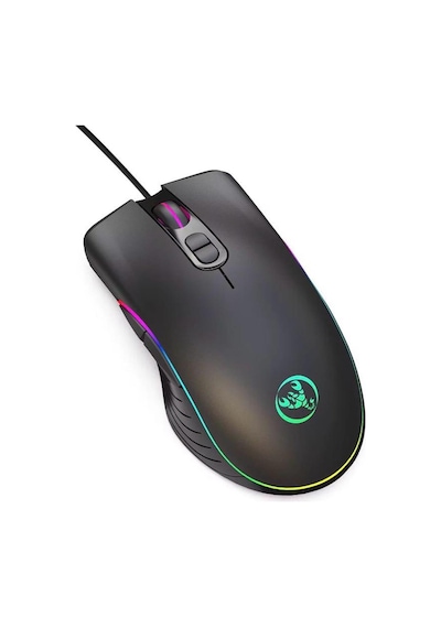 A867 Rgb Işıklı Kablolu Makrolu Oyuncu Mouse - 8000 Dpı 7 Tuşlu Sunplus Çipli Gaming Fare