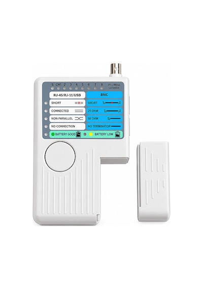 Profesyonel 4 İn 1 Rj45 Rj11 Usb Bnc Kablo Test Cihazı