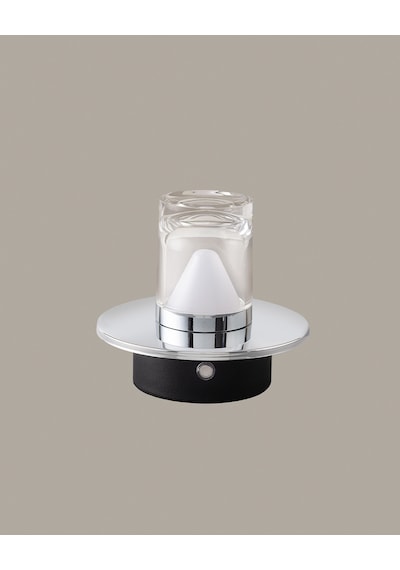 Madame Coco Alaina Dokunmatik Abajur - 12 Cm - Silver Gri
