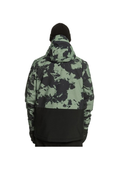 Quiksilver Mission Printed Block Erkek Snowboard Montu Yeşil