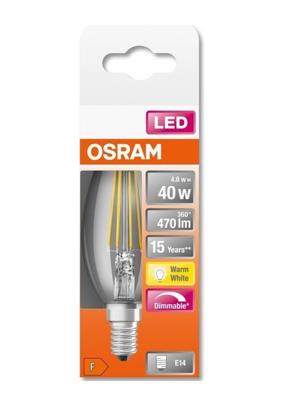 4.8w 2700k Sarı Işık Yayan Dim Edilebilir Led Ampul