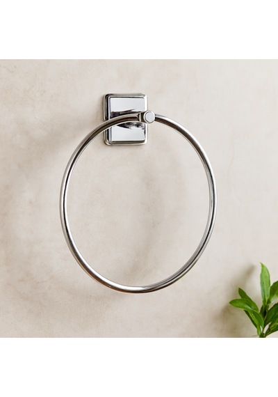 Yuvarlak Metal Yapışkanlı Banyo Havluluk Renkli