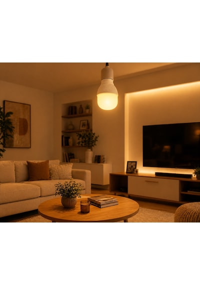Ecolite 17W LED Jumbo Ampul 3000K Sarı Işık 1750 Lümen 112W Eşdeğer E27 Duylu Yüksek Güçlü LED Ampul