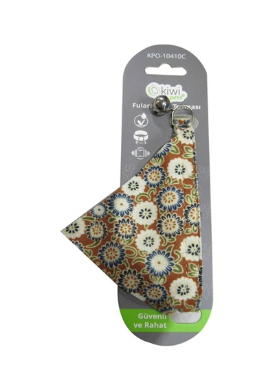 Kiwipetss Fularlı Kedi Tasması - Asorti - 32 Cm