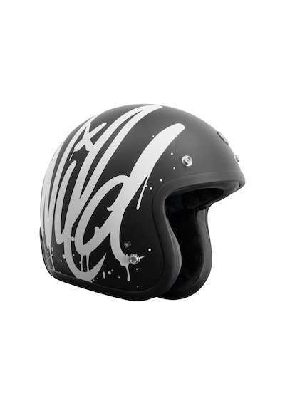 Torc T-50 Del Mar Wild One Açık Motosiklet Kaskı Mat Siyah Gri