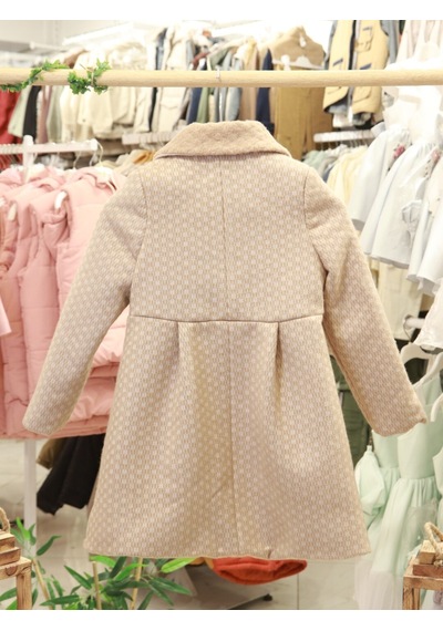 Xo Kids Kız Çocuk Kaban 4-8 Yaş 1052 Bej