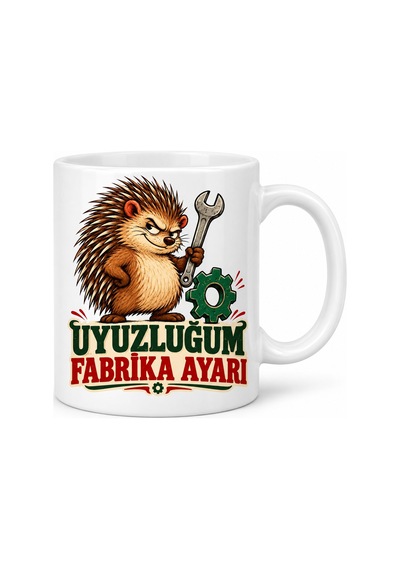 Uyuzluk Ayarı Tasarımlı Porselen Kupa - Model 712 Diğer