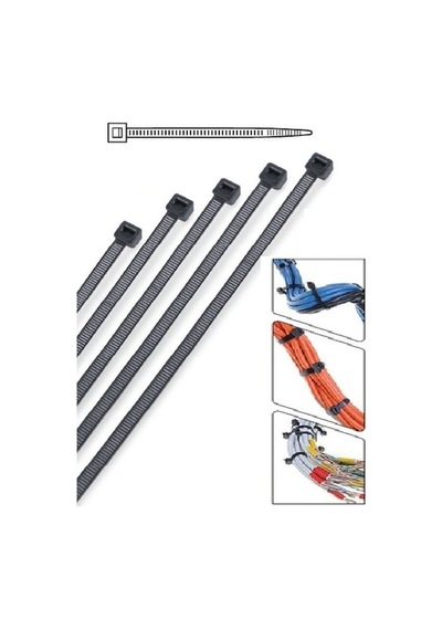 Kablo Bağı Cırt Kelepçe 4.8 X 450 Mm 100 Adet - N11.840