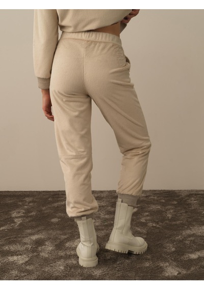 Bej Formunu Koruyan Oversize Sweat Pantolon 470419